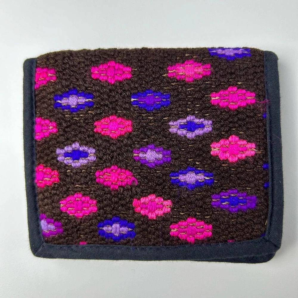 Wallet Guatemala Huipil Hand Made Cotton Money Holder Credit Cards‎ Coin Purse
